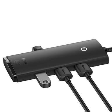 Baseus Lite -sarjan USB-keskitin 4 porttia - USB-A 4xUSB-A 3.0 25cm - USB-A 3.0 - USB-A 3.0 25cm