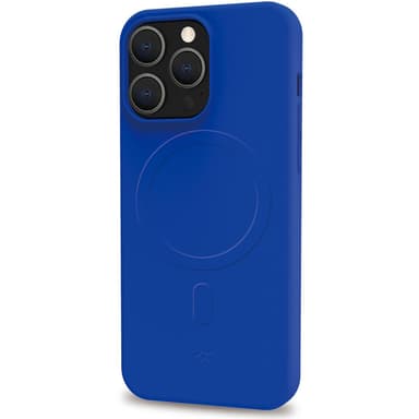 Cromomag Pehmeä kumikotelo MagSafe iPhone 15 Pro Max Sininen