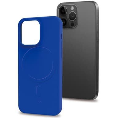 Cromomag Pehmeä kumikotelo MagSafe iPhone 15 Pro Sininen