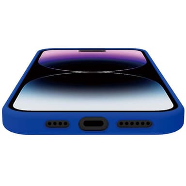 Cromomag Pehmeä kumikotelo MagSafe iPhone 15 Pro Max Sininen