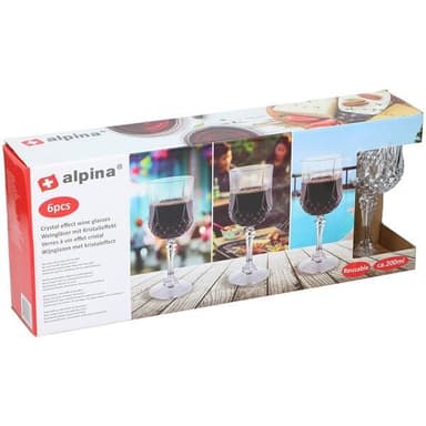 Alpina Viinilasi muovia 200ml