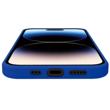Cromomag Pehmeä kumikotelo MagSafe iPhone 15 Pro Sininen