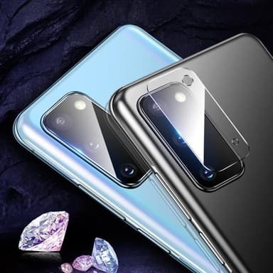 Linssisuoja 2.5D 9H karkaistua lasia Samsung Galaxy S20 Takakameraan
