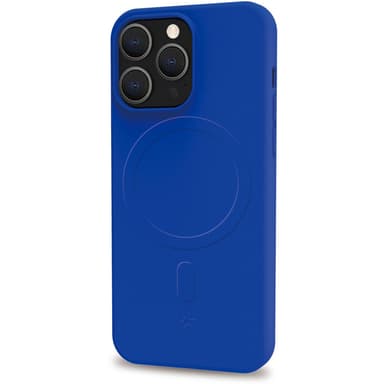 Cromomag Pehmeä kumikotelo MagSafe iPhone 15 Pro Sininen