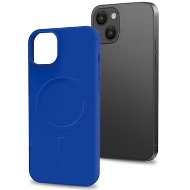 Cromomag Pehmeä kumikotelo MagSafe iPhone 15 Plus Sininen