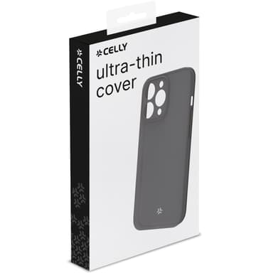 SPACE Super Thin Case iPhone 15 Pro musta