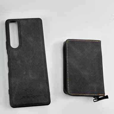 Sonyn puhelimen lompakkokotelon kansi magneettisella irrotettavalla lompakolla Sony Xperia 1 III