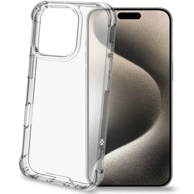 Armour Iskunkestävä kotelo iPhone 16 Pro läpinäkyvä