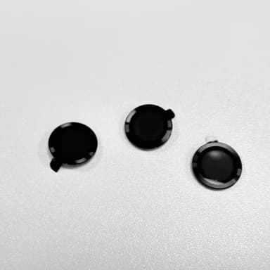 3 kpl:n metallilinssiensuojaimet iPhonelle Musta iPhone 16 Pro/16 ProMax