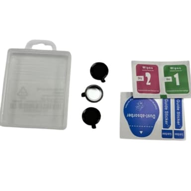 3 kpl:n metallilinssiensuojaimet iPhonelle Musta iPhone 16 Pro/16 ProMax