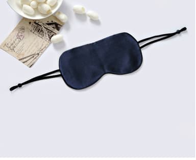 100% Mulberry Silk Sleep Eye Eye Mask Laivastonsininen