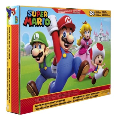 JAKKS Pacific Super Mario adventtikalenteri 2,5 tuuman hahmot ja tarvikkeet Klassinen teema