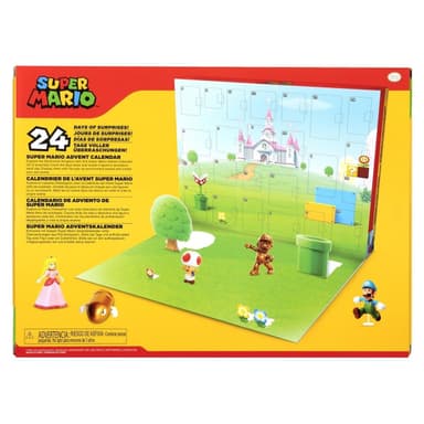 JAKKS Pacific Super Mario adventtikalenteri 2,5 tuuman hahmot ja tarvikkeet Klassinen teema