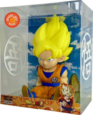 Plastoy Dragon Ball Super säästölipas (Goku Super Saiyan)
