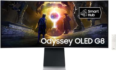 Samsung Odyssey G8 S34DG850S 34" kaareva OLED-näyttö