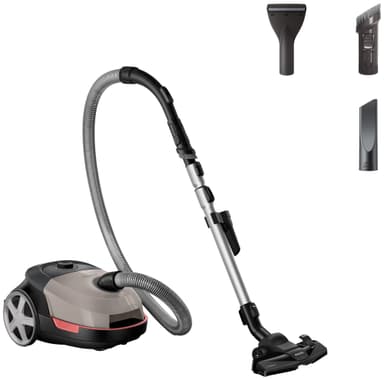 Philips 5000 pölypussillinen pölynimuri XD5122/10 (silkkinen beige)