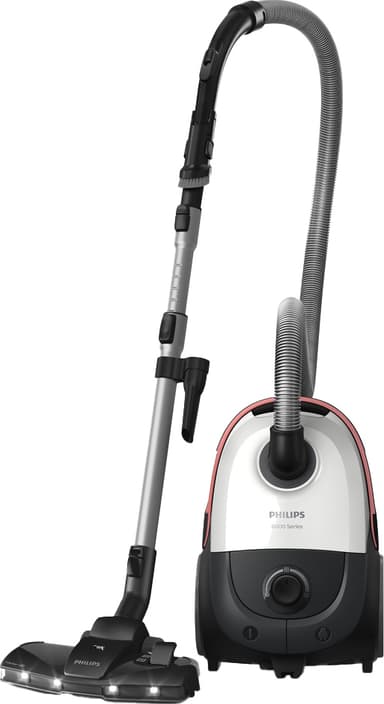 Philips 6000 pölypussillinen pölynimuri XD6122/12 (arktisenvalkoinen)