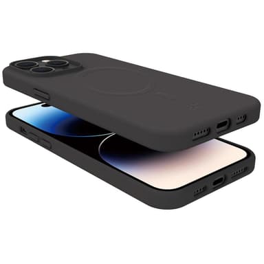 Cromomag Magnetic Soft kumikotelo MagSafe iPhone 15 Pro Black