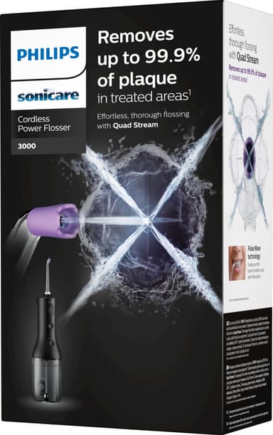 Philips Sonicare Power Flosser 3000 hammasvälisuihku HX3826/33 (musta)