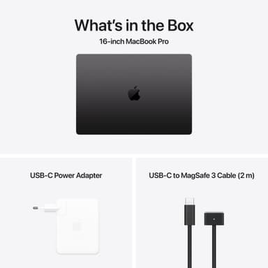 MacBook Pro 16 M4 Pro 24/512 GB (tähtimusta)