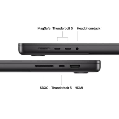 MacBook Pro 16 M4 Max 48/1000 GB (tähtimusta)