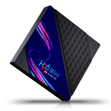 H96 Mini RK3228A TV Box Android 10.0 4K 2.4G EU Musta 2 GB+16 GB