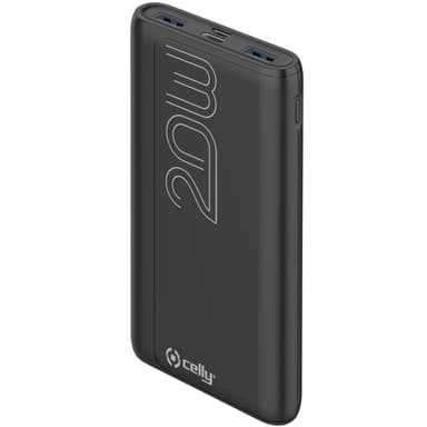 Celly PowerBank PD 20W 10 000 mAh musta