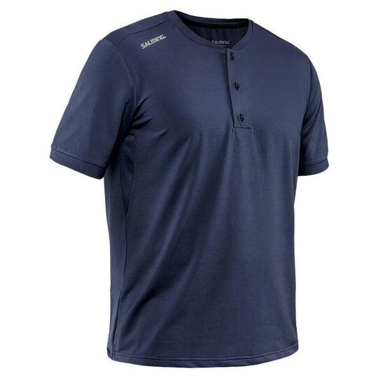 Salming Classic Button Jersey, Miesten padel ja tennis T-paita Laivastonsininen L