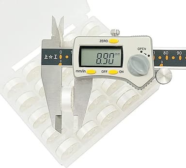 Puolat ompelulangoilla 25 kpl Valkoinen