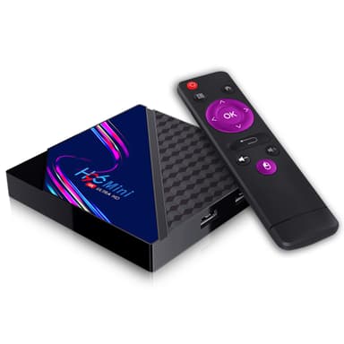 H96 Mini RK3228A TV Box Android 10.0 4K 2.4G EU Musta 2 GB+16 GB