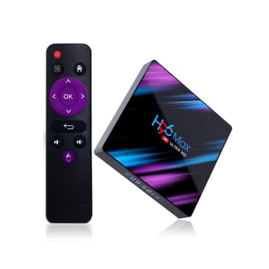 H96 Max TV Box RK3318 Android 10.0 2.4G/5G Musta 4 GB+32 GB