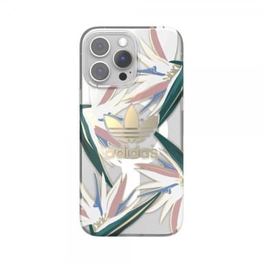 Adidas iPhone 14 Pro Max Kuori Trefoil Clear Case MagSafe Gold