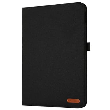 iPad 10.9 (2022) -tablettikotelon kansi kangasrakenne - musta