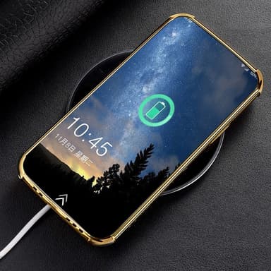 SKALO Samsung A23 5G Krokotiili Kultainen Reuna Kuori - Musta