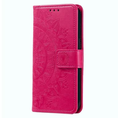 SKALO Sony Xperia 5 IV 5G Mandala lompakkokotelo - Cerise