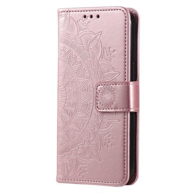 SKALO Sony Xperia 5 IV 5G Mandala lompakkokotelo - Ruusukulta