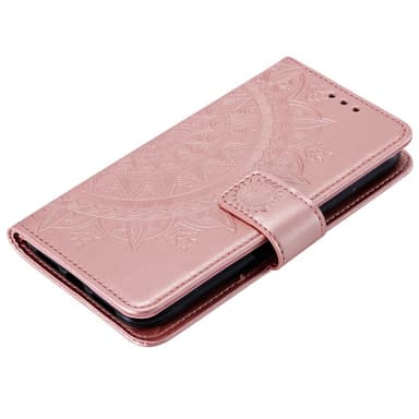 SKALO OnePlus 10T 5G Mandala lompakkokotelo - Ruusukulta