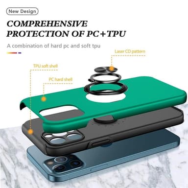 iPhone 14 Pro Sormirengas Sivutuen Hybridikotelo -