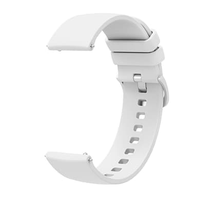 SKALO Silikoniranneke Samsung Watch 4 Classic 46mm - Valkoinen
