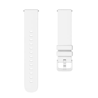 SKALO Silikoniranneke Samsung Watch 4 Classic 46mm - Valkoinen