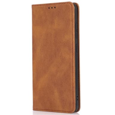 SKALO Samsung A23 5G Slim Premium Lompakkokotelo - Ruskea