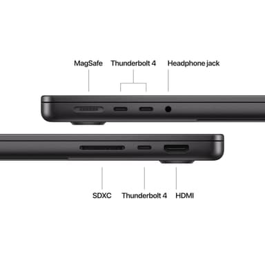 MacBook Pro 14 M4 24/1000 GB (tähtimusta)