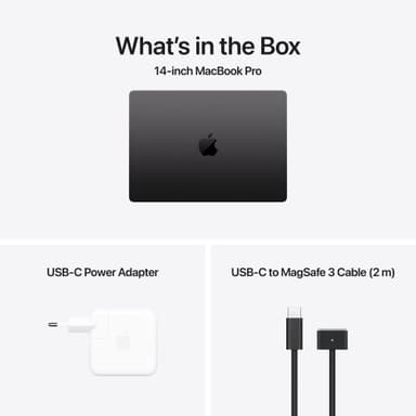 MacBook Pro 14 M4 24/1000 GB (tähtimusta)