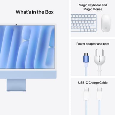 iMac 24" M4 8/8/256 (sininen)