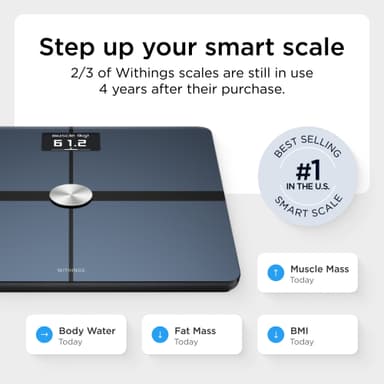 Withings Body+ henkilövaaka WITWBS05BK (musta)