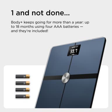 Withings Body+ henkilövaaka WITWBS05BK (musta)