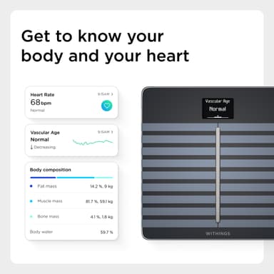 Withings Body Cardio henkilövaaka WITWBS04BK (musta)