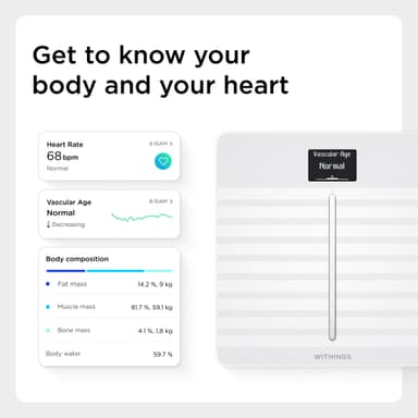Withings Body Cardio henkilövaaka WITWBS04WH (valkoinen)