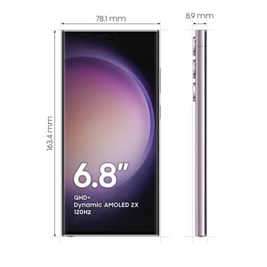 Samsung Galaxy S23 Ultra 5G älypuhelin 12/512 GB (violetti)