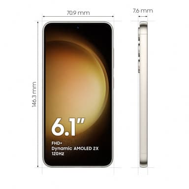 Samsung Galaxy S23 5G älypuhelin 8/256 GB (beige)